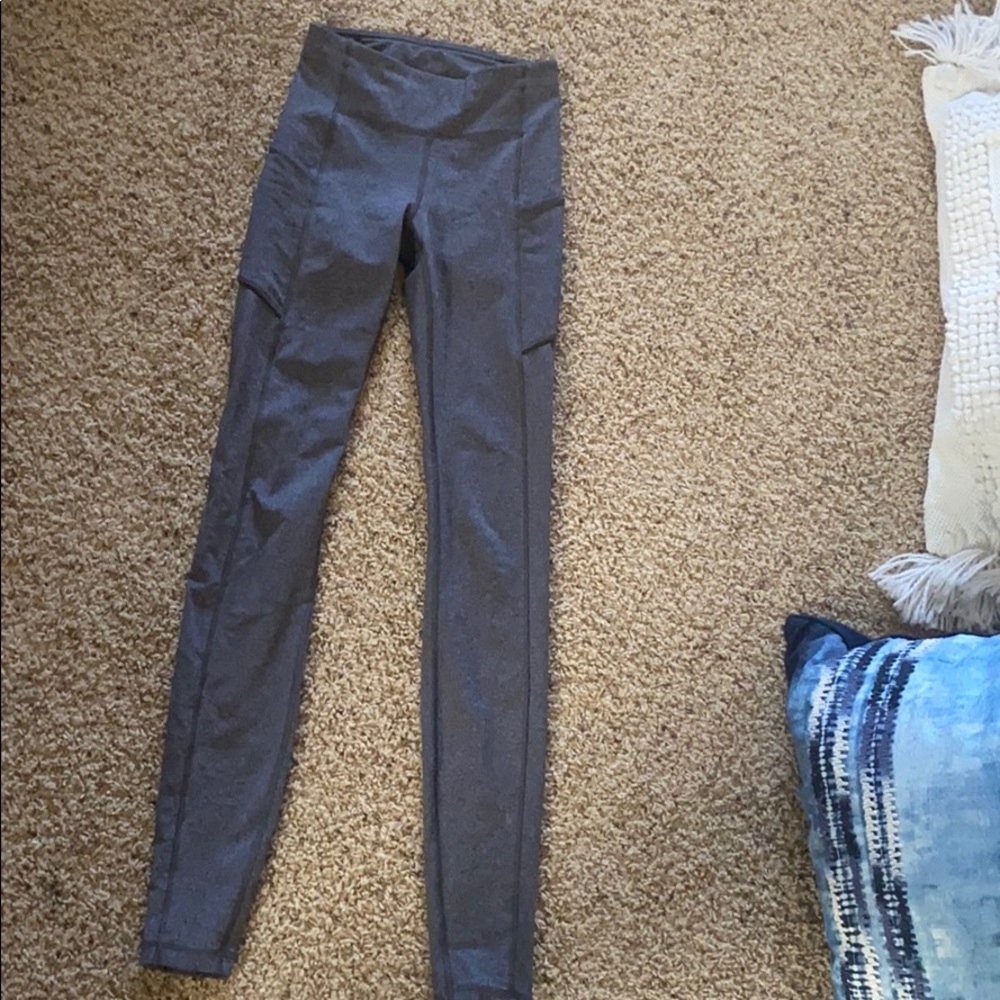 Size 2 tall heather gray lululemon leggings